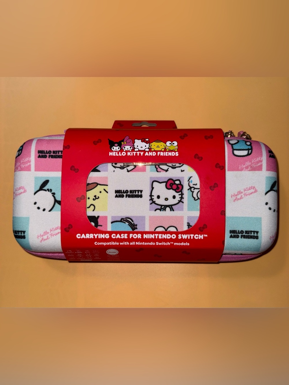 Sanrio Hello Kitty and Friends Grid Carrying Case for Nintendo Switch